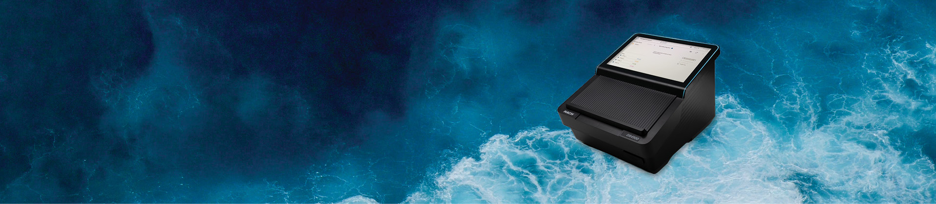 Overhead view of ocean waves